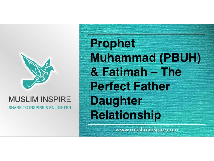 Prophet Muhammad (PBUH) & Fatimah – The Perfect Father-Daughter Relationship